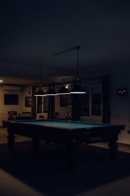 Choosing the Perfect Fixture for Your Pool Table