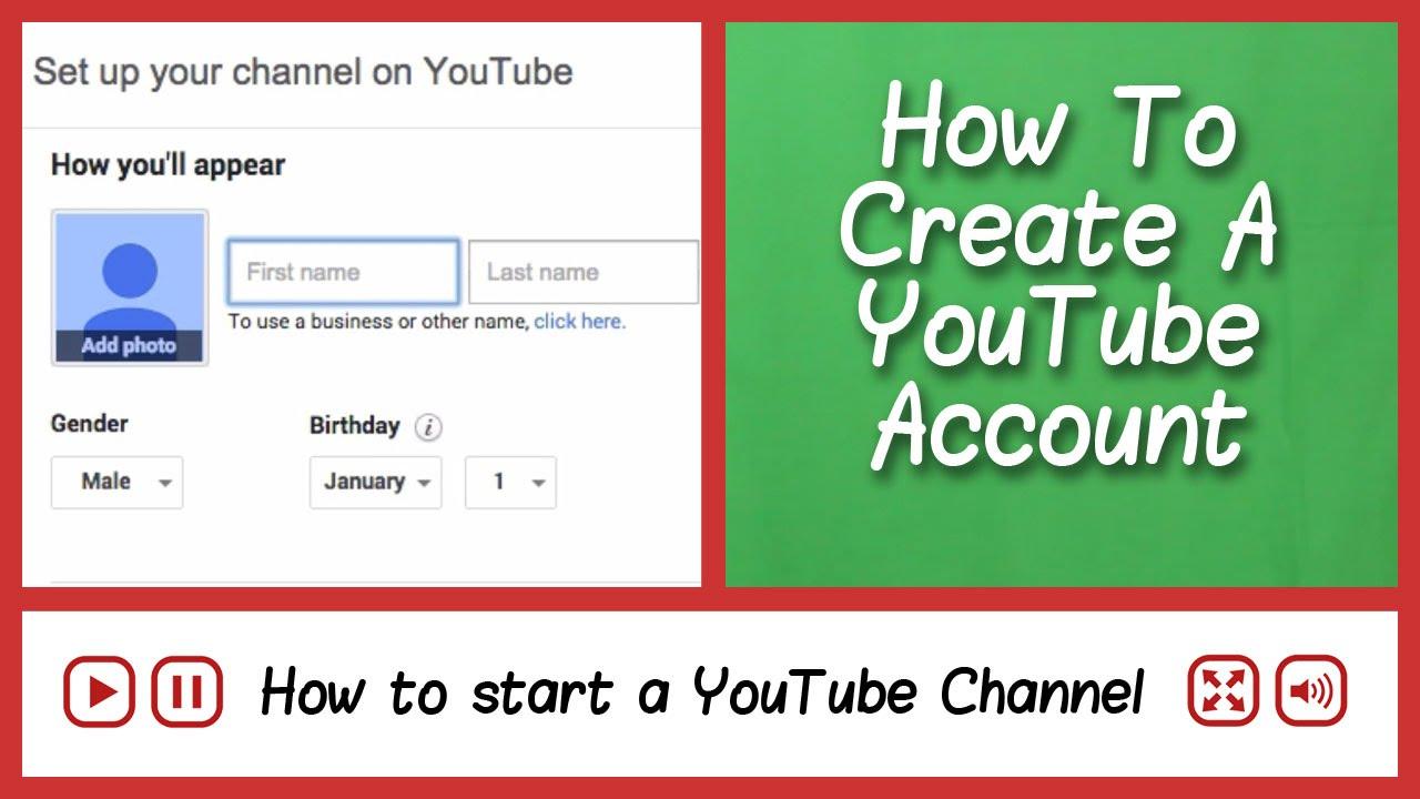 Kickstart Your Journey: How to Create a YouTube Account!