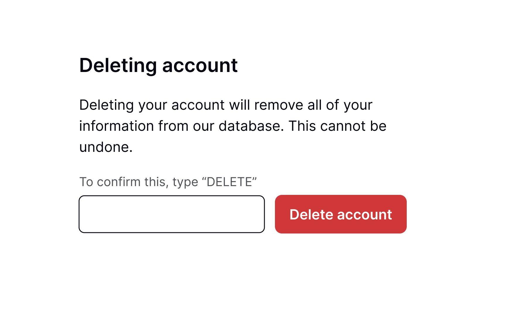 Navigating the​ Account Deletion Process