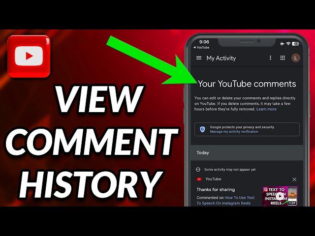 Rediscovering‌ Your YouTube Comment History: A Step-by-Step Guide